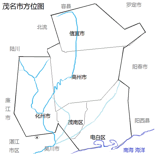 化州地图