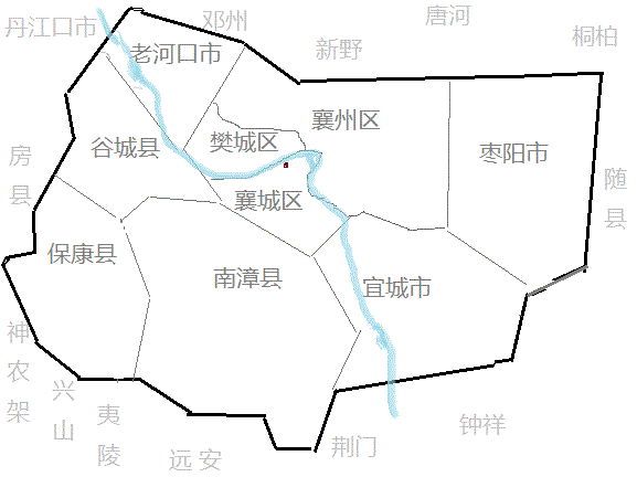 襄阳地图
