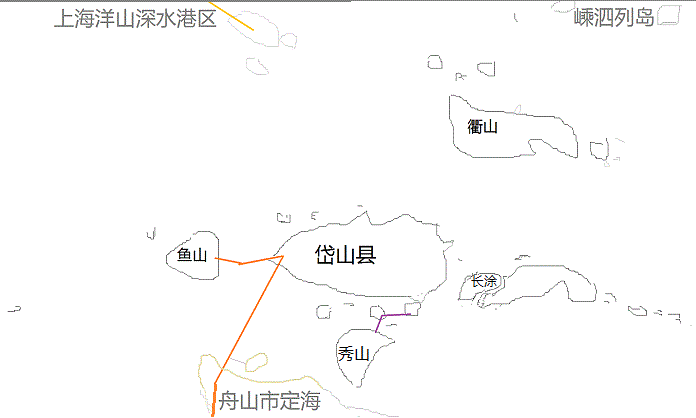 岱山地图